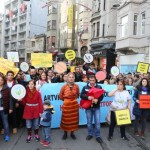 Yüzlerce Yusufelili Beyoğlu'nda haykırdı: Ander kalsun HES'ler