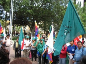 Cochabamba'da 17 Nisan eylemi