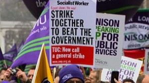 İngiltere'de kamu çalışanları grevde