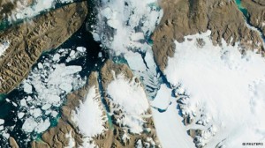 Grönland hızla eriyor