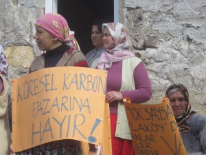 Karaburun'da RES'e karşı mücadele