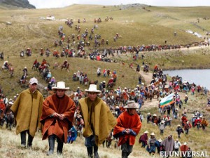 Peru'da altına karşı direniş