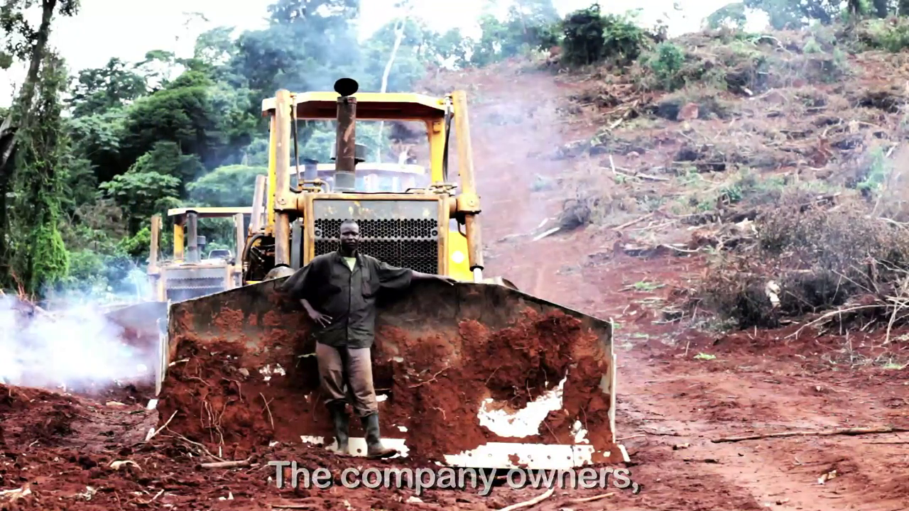 Uganda'da toprak gaspı/video